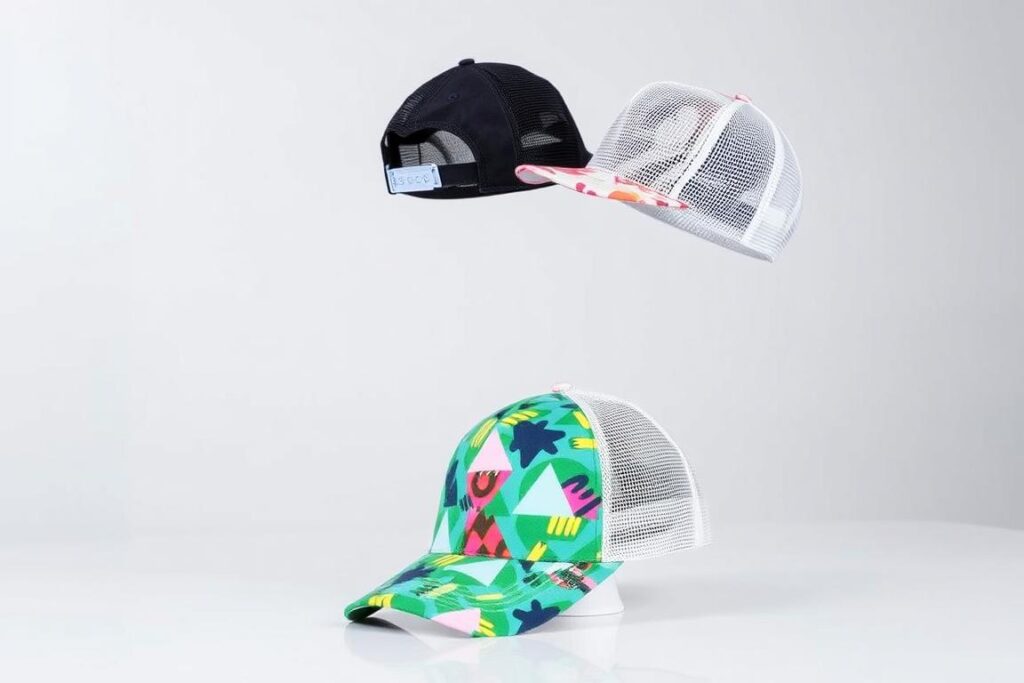 mesh back breathable headwear