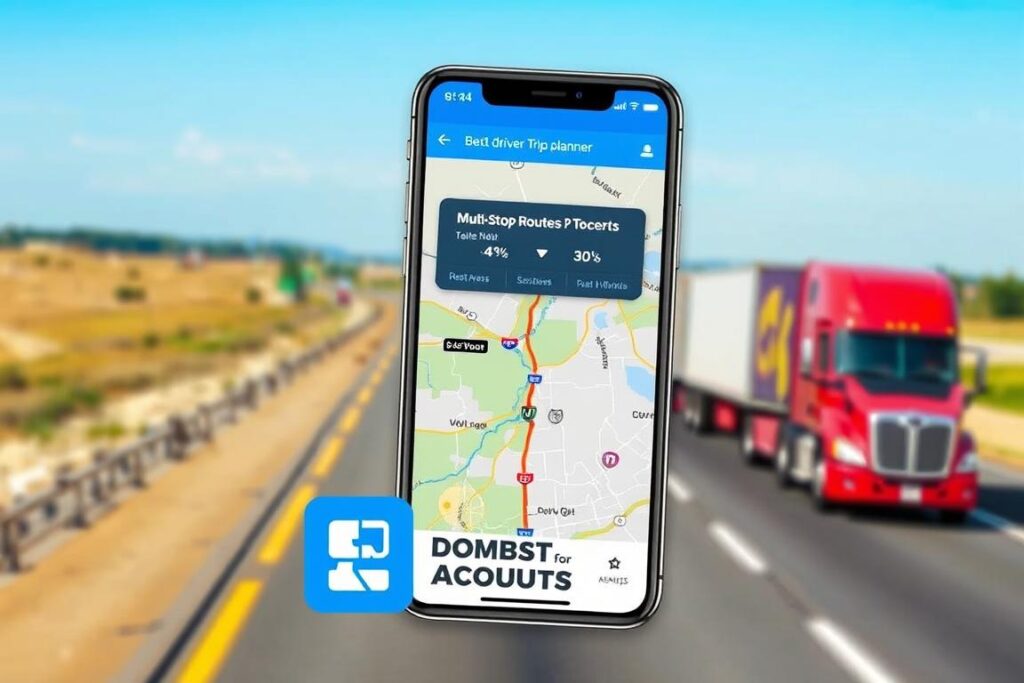 truck driver trip planner app